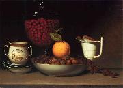 Raphaelle Peale Strawberries, Nuts Sweden oil painting artist